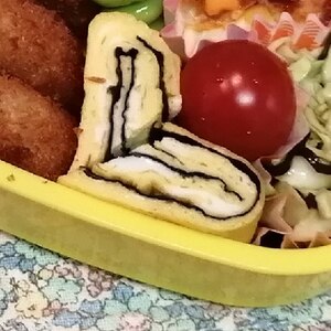 お弁当に♪我が家の“海苔入り卵焼き”